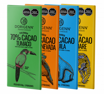 x4 Barras de Chocolate 70% x50g
